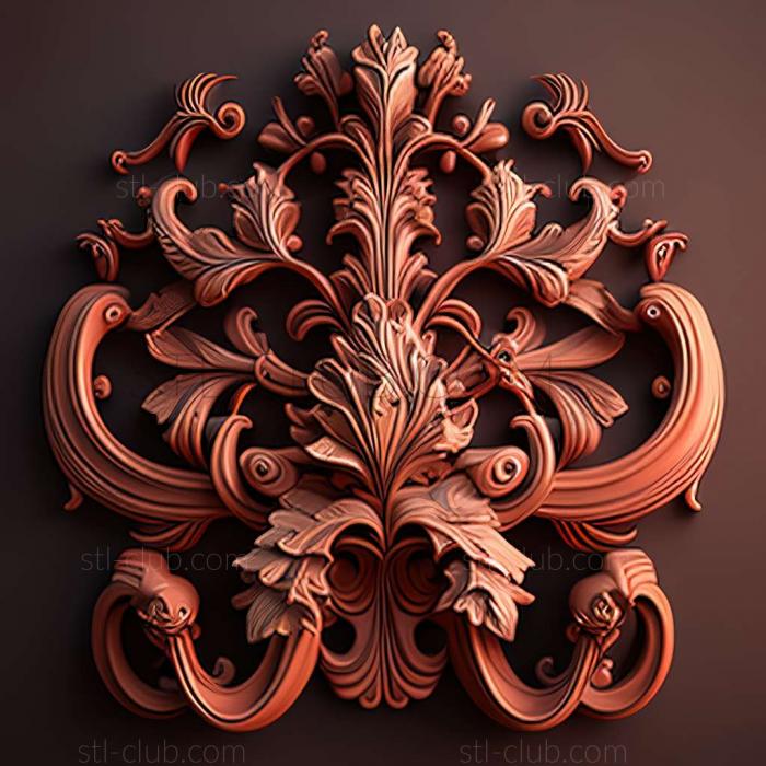 3D model Rococo (STL)